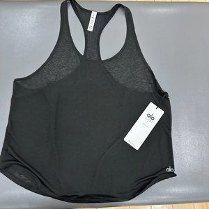 NWT Alo Arrow Tank in Black size XS